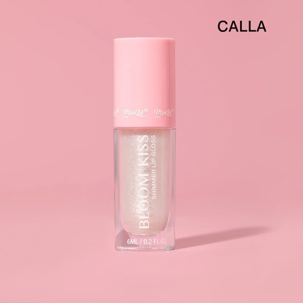 BLOOM KISS (BUNDLE OF 2) Shimmer Lip Gloss FULL SIZE in ASTER & CALLIA